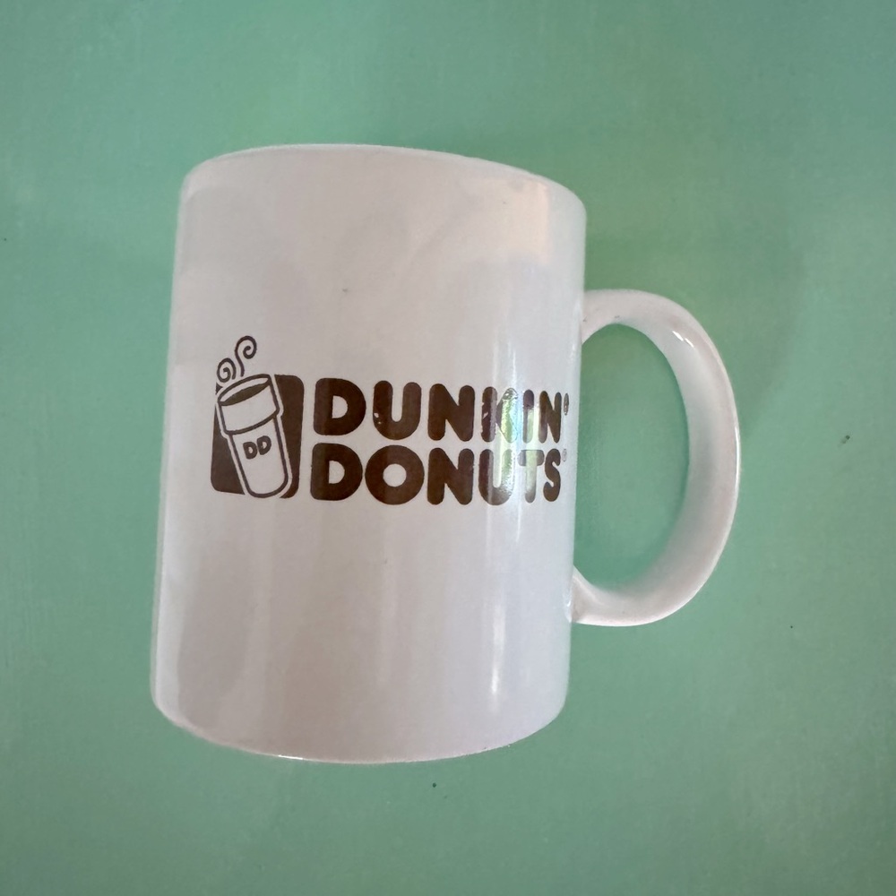 Dunkin’ Donuts Mug in White.
